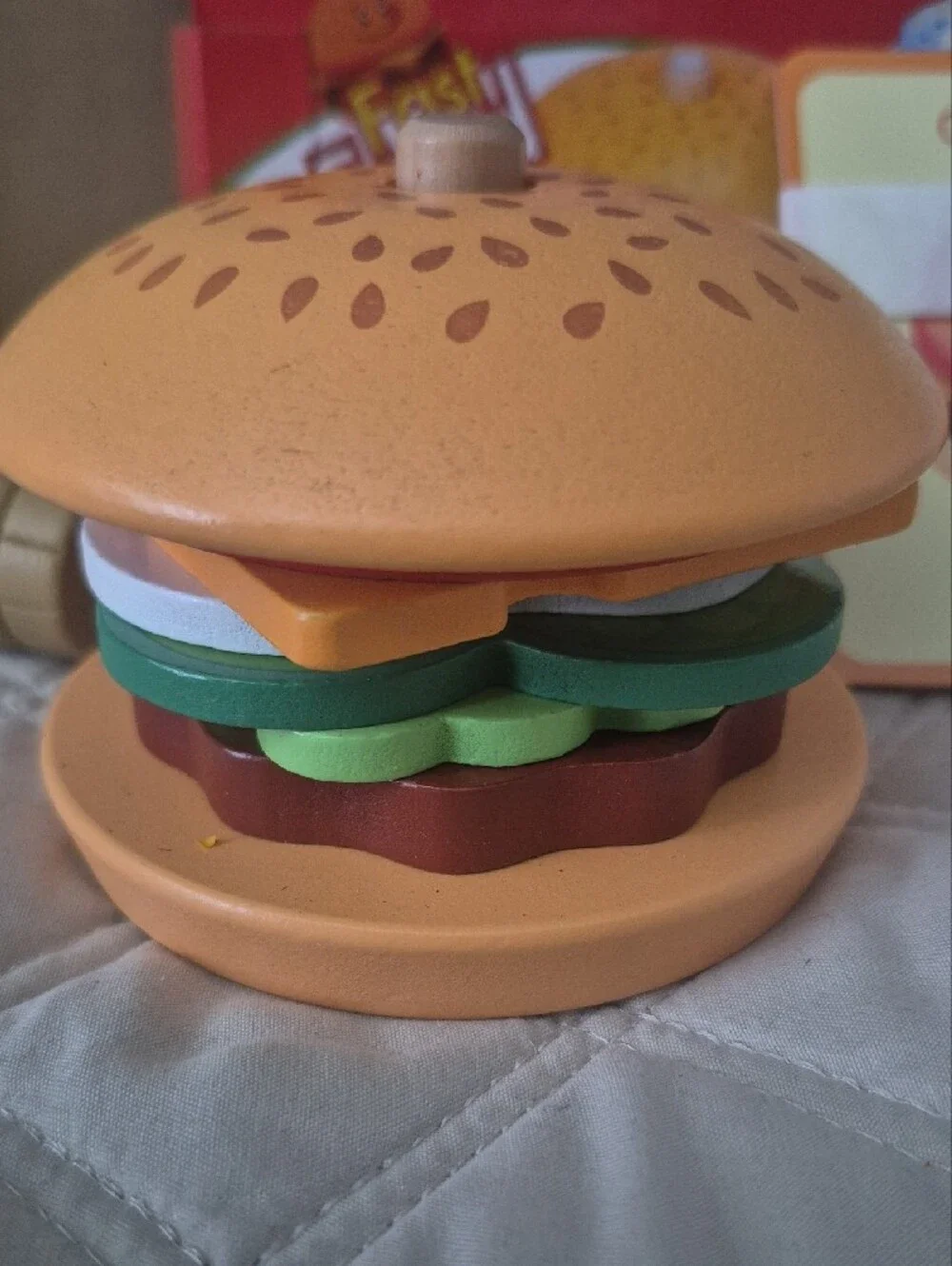 Hamburger & Ice Cream Toy Set - New